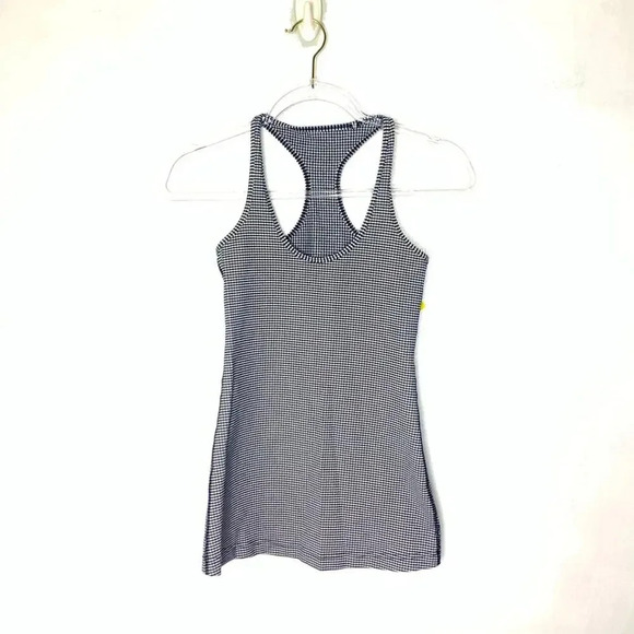 Lululemon Gingham black and white tank - Picture 1 of 5